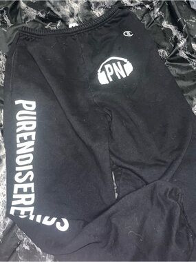 Champion x PURE NOISE Black Sweatpants size medium